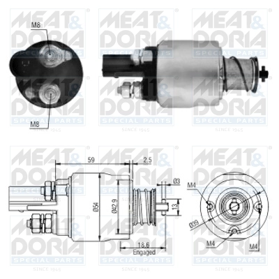 Solenoid Switch, starter